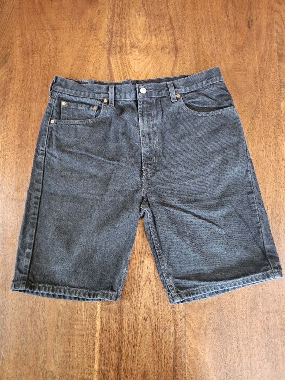 Levi's 505 Jorts Jean Shorts in Black Size 36